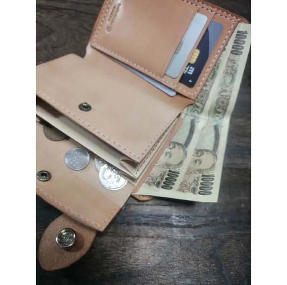 Middle Leather Wallet FORANRO 4枚目の画像