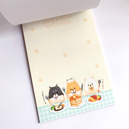 柴組】柴犬メモ帳【和菓子&ホットケーキ】 メモ帳 Supergirl 通販
