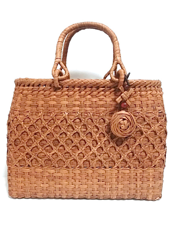 山葡萄バッグ楕円龍網編み 山葡萄バッグ(龍網編み)