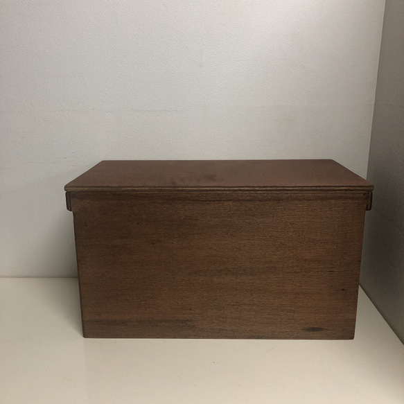 ウッドボックス ウッド ALL WALNUT 収納箱 新品 お買い得！ 2枚目の画像