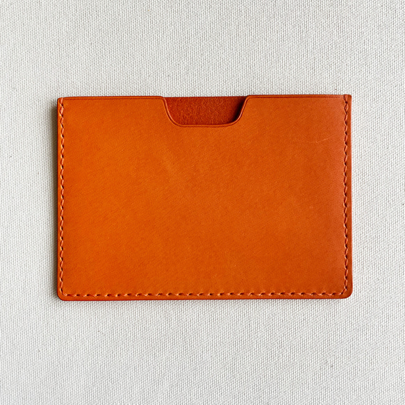 Amsterdam 皮革護照夾護照套-航海藍 /香橙色/ 楓葉棕/ 杏色白 第11張的照片