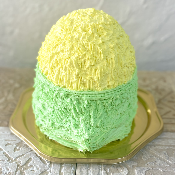 セキセイインコ(グリーン)の立体ケーキ　誕生日　ケーキ　[ご希望のお届け日・時間帯をご指定ください] 3枚目の画像