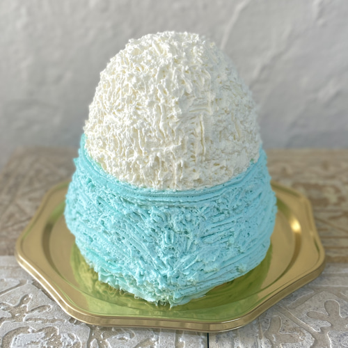 セキセイインコ(ブルー)の立体ケーキ 誕生日 [ご希望のお受取り日