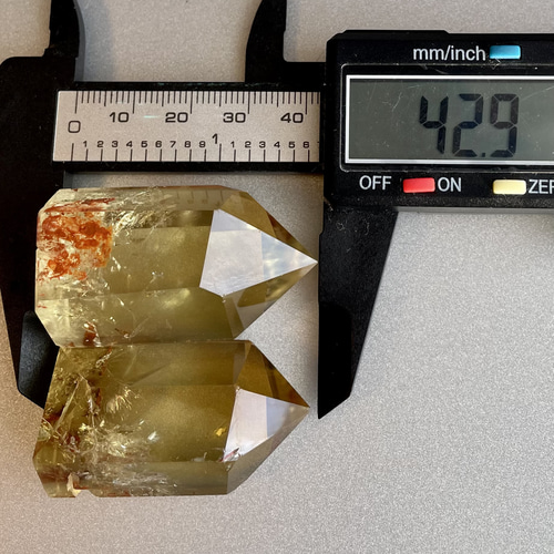 シトリン六角柱 レインボー ポイント 高品質黄水晶 お守 セット シトリン六角柱 レインボー ポイント 高品質黄水晶 お守 セット