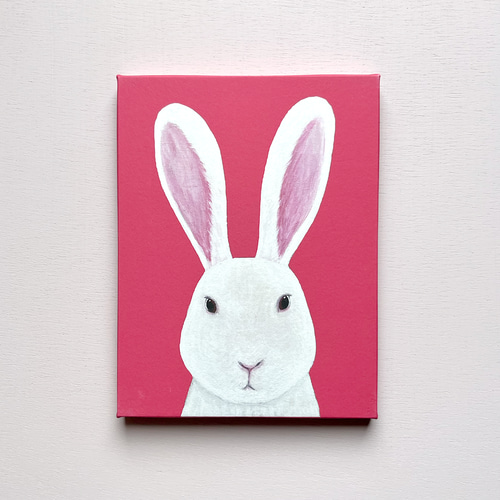 ウサギ【アートパネル】 イラスト POMPETTE ポンペット 通販｜Creema  