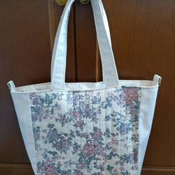 ヌビ　ヌビバッグ　リバティ　セリーヌ　ライラックピンク　マザーズバッグ ハンドメイド リバティ セリーヌ ライラックピンク トートバッグ