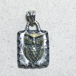 ペンダントトップ フクロウ ネックレス 梟 シルバーアクセサリー
