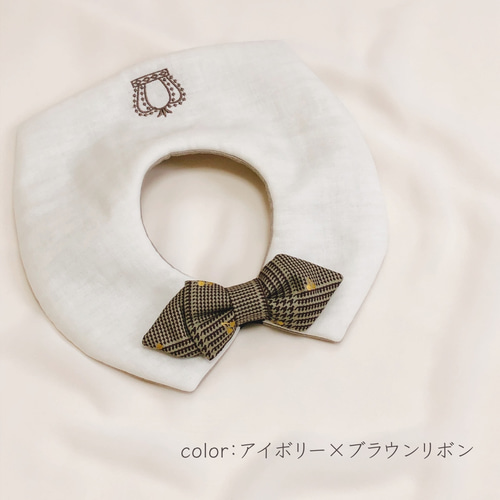 蝶ネクタイ付き セーラースタイ*クラウン刺繍／蝶ネクタイ取り外し可 