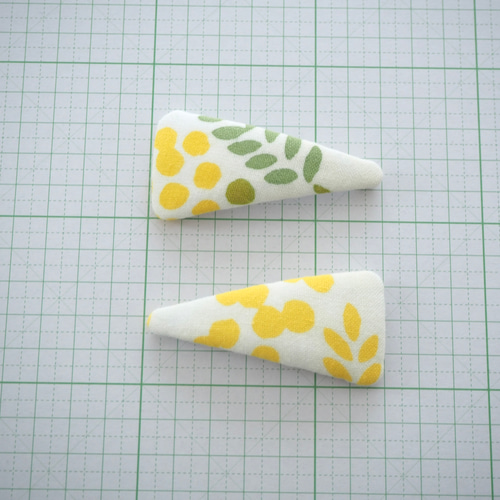 ミモザ ベビースタイ ヘアゴム ヘアピン セット ＊ ハンドメイド