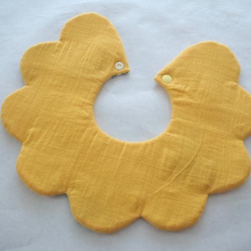 ミモザ ベビースタイ ヘアゴム ヘアピン セット ＊ ハンドメイド