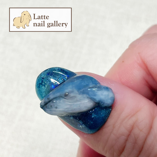 深海」 ネイルチップ（つけ爪） Latte nail gallery 通販 16262869
