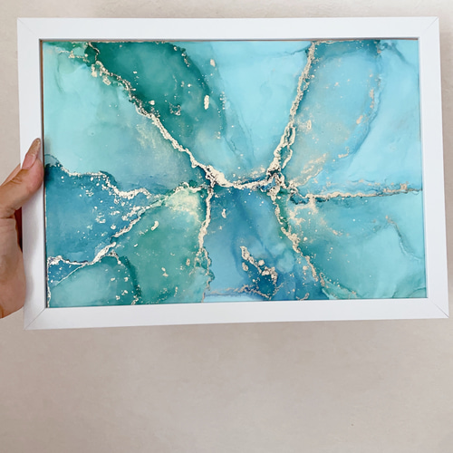 大人気アルコールインクアート、壁掛けアート、流行のアート、最新  