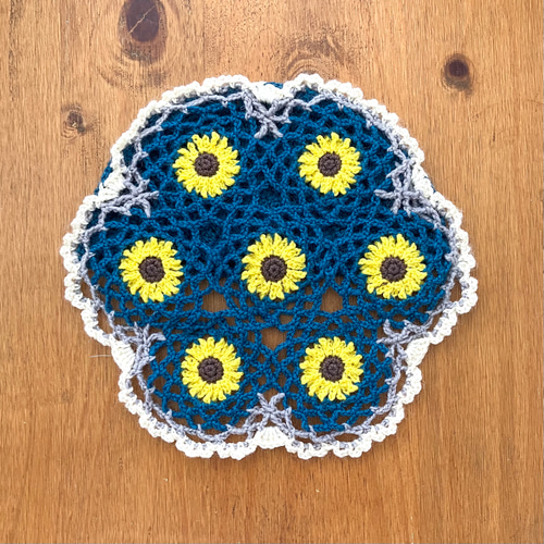 ひまわりのミラーカバー その他インテリア雑貨 haruno-sheep 通販