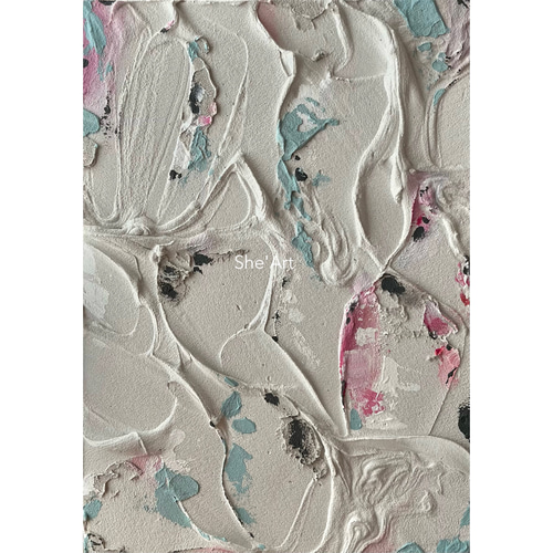 原画M・colors・ピンクミックス /モダンアート・テクスチャーアート