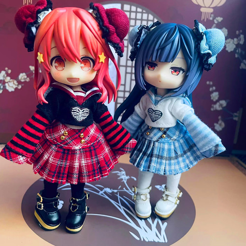 オビツ11 中華料理少女セット 1/12ドール服 ドールウェア 2色 gsc OB11