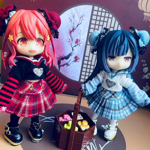 オビツ11 取り廻す 着物 中国服羽織 ハンドメイド服