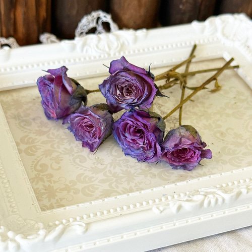 ハンドメイド】ドライフラワーバラ