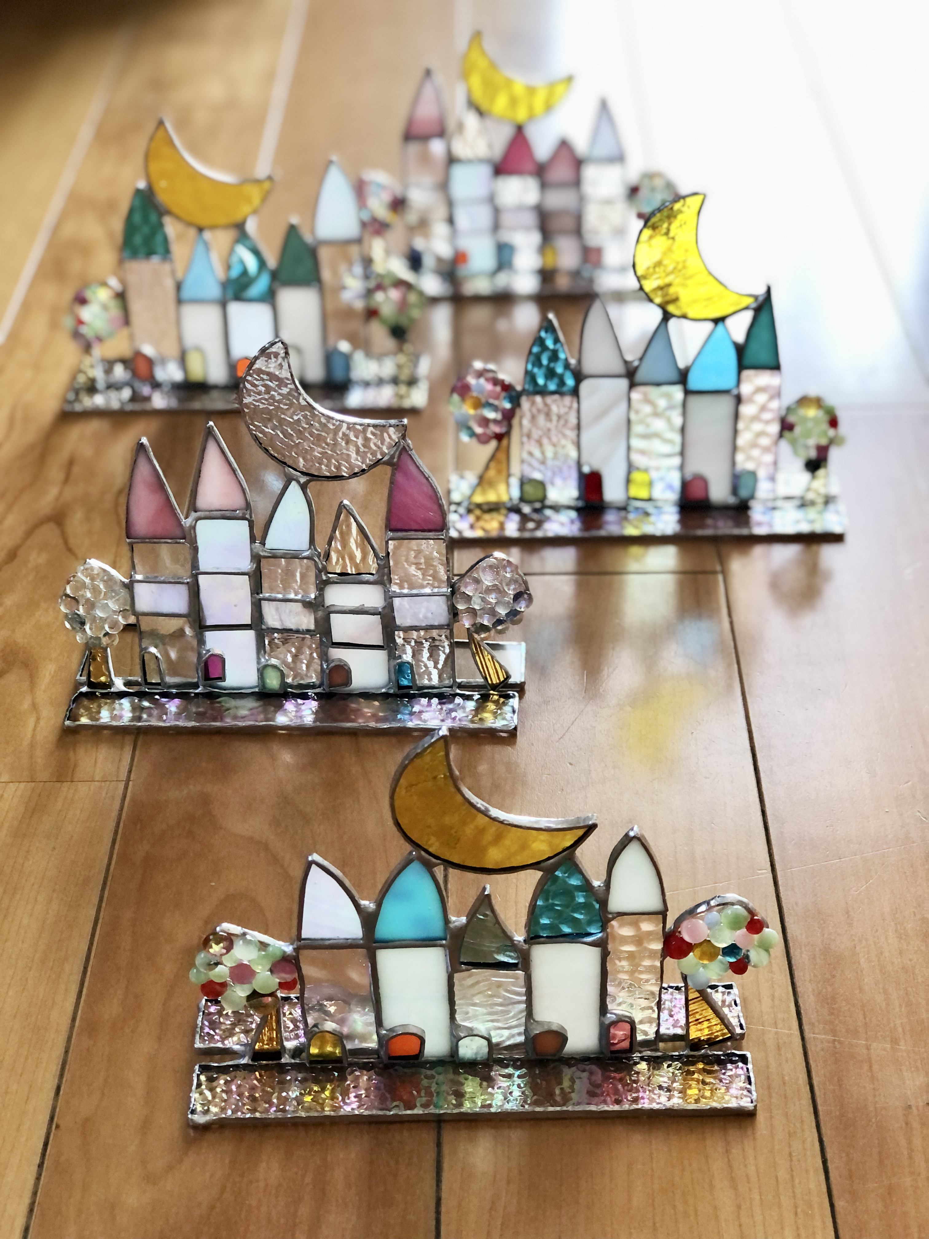 ステンドグラスハウス ✴︎新作✴︎オーロラHOUSEシリーズ PINK☆ステンドグラス
