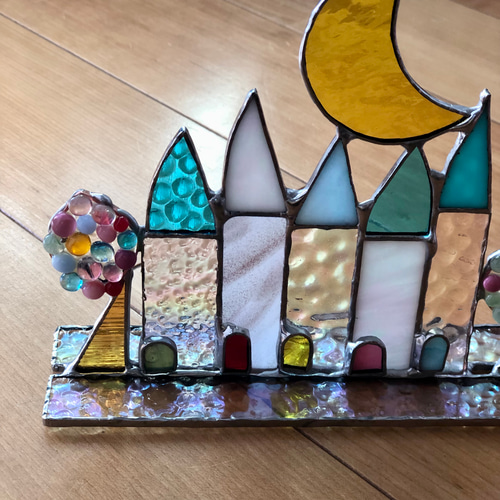 メロウグラスさんの青いお月様の作品 ロックグラス・グラス 月にほえろ！ 満月と狼 グラス enSo-glass