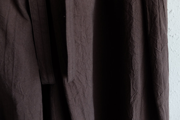 和服 | 袴褲 | 棉質水洗棕色 [男女通用均碼] 第6張的照片