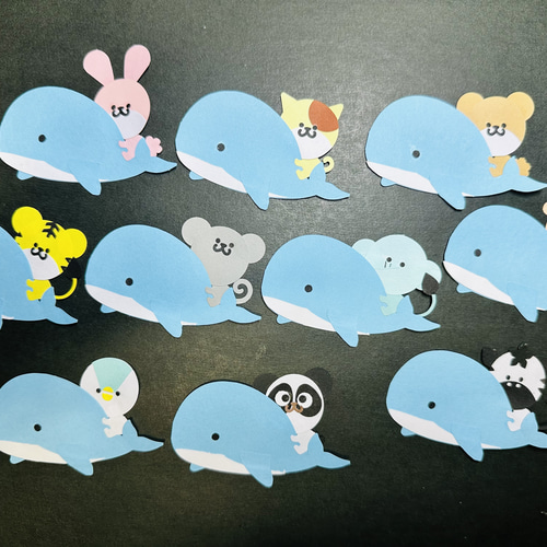 即購入大歓迎】クジラメッセージクラフト＊アルバムクラフト その他