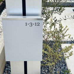 【選べる5種⋆☾·̩͙꙳】　番地　番号　屋号　住所　ポスト　表札　門柱　マンション　新築　ナンバー　ステッカー 10枚目の画像