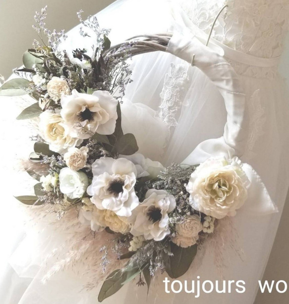 アネモネブーケ◇ブーケリース◇ウェディングブーケ◇ブーケ  