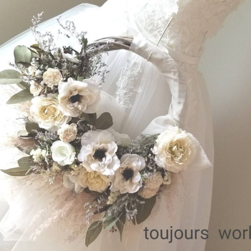 アネモネブーケ◇ブーケリース◇ウェディングブーケ◇ブーケ  