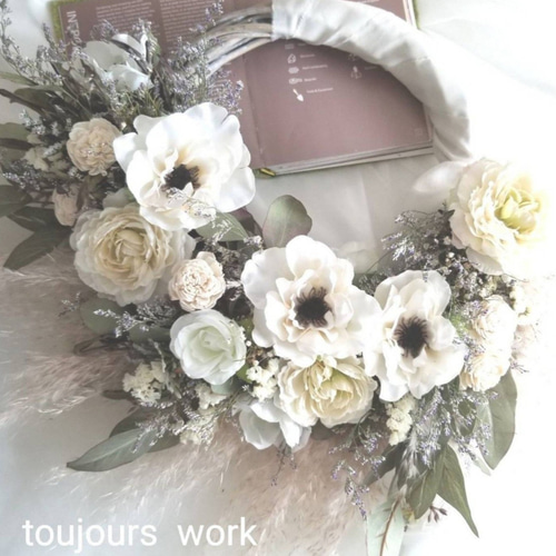 アネモネブーケ◇ブーケリース◇ウェディングブーケ◇ブーケ  
