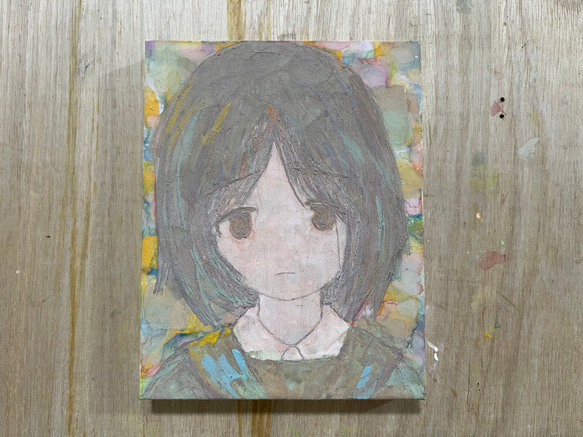 リミットブルー　　絵画　アート　イラスト 4枚目の画像