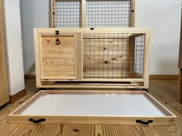 木製ケージ　ウサギ小屋　ネコの家　ペット小屋　サークル　動物　フェレット　チンチラ　屋外 