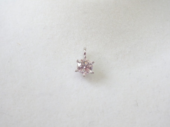 セミオーダー　プチネックレストップ　ダイヤ０．３ｃｔ 1枚目の画像