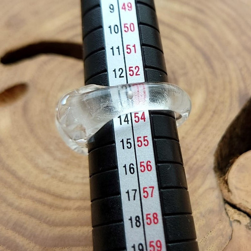 minamo 水のゆらめき を閉じ込めた 指輪 琥珀糖 水の中 ガラス
