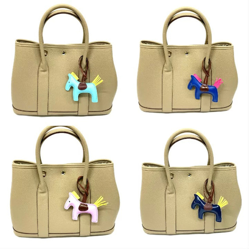 ロエベ　バッグチャーム　チャーム　新品　未使用　馬　レザー　革製品 馬チャーム【受注生産】本革 イタリアンレザー キーホルダー