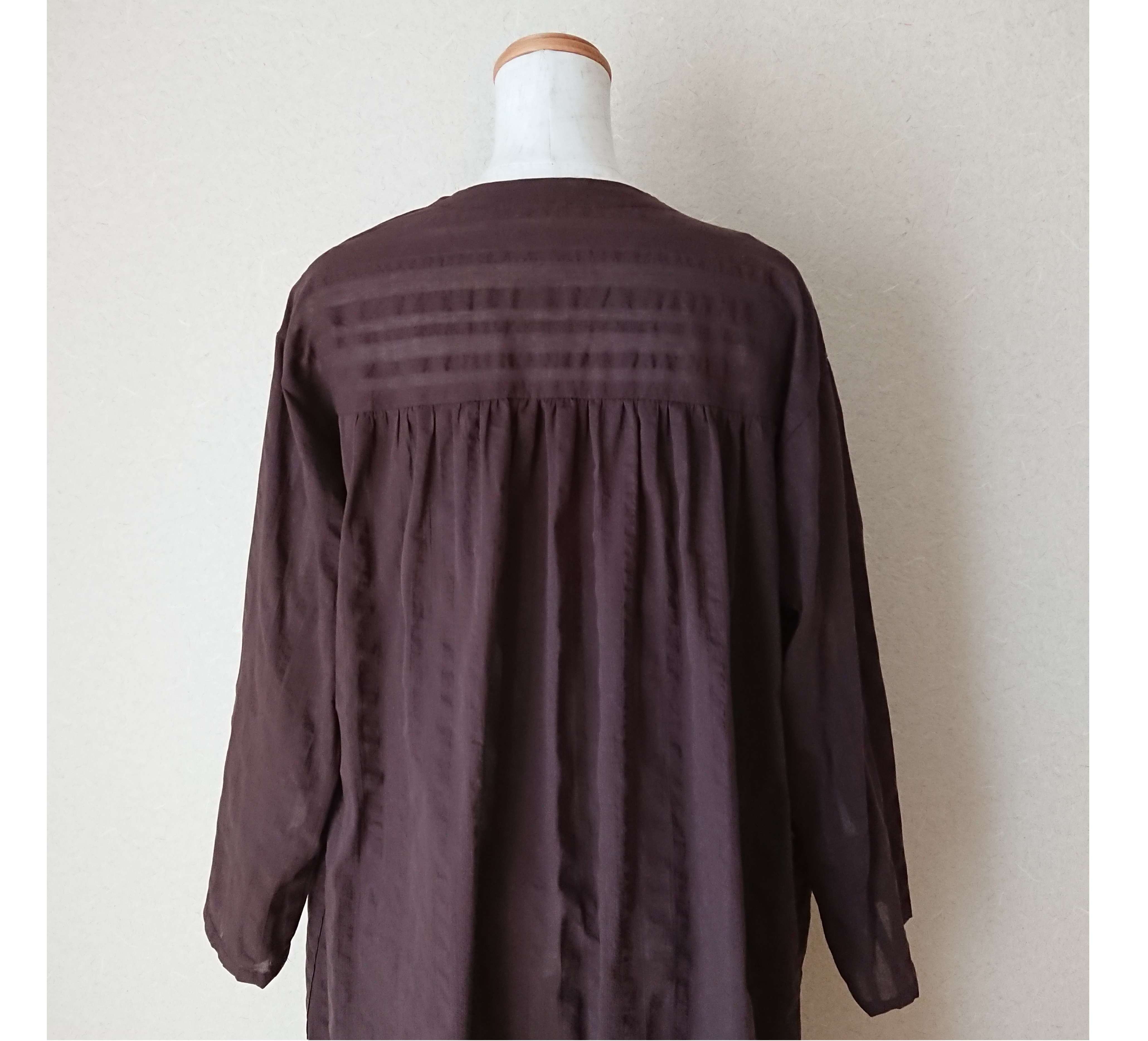 【40%off SALE】2WAYコットンサッカーストライプカシュクールワンピース