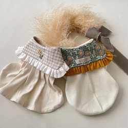 【犬服型紙】スクエアカラー・トップス 4枚目の画像