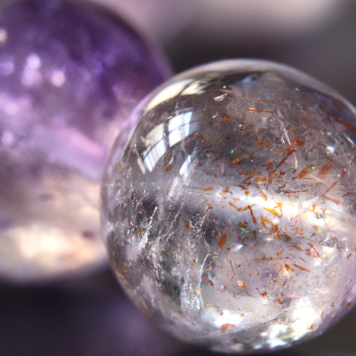 大玉 プラチナルチルクォーツ 14.8mm