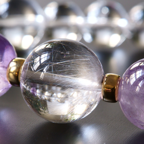 大玉 プラチナルチルクォーツ 14.8mm