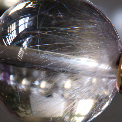 大玉 プラチナルチルクォーツ 14.8mm