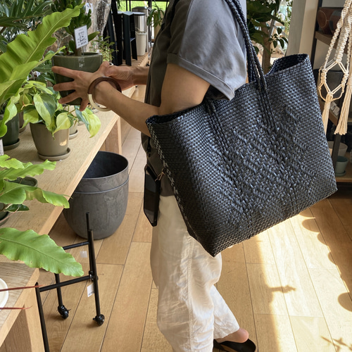 メルカドバッグ・L / BLACK×SILVER かごバッグ STYLE BIRD 通販 メルカドバッグ・L / BLACK×SILVER かごバッグ STYLE BIRD 通販