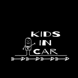 KIDS IN CARステッカー 3枚目の画像