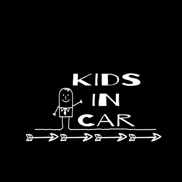 KIDS IN CARステッカー 3枚目の画像