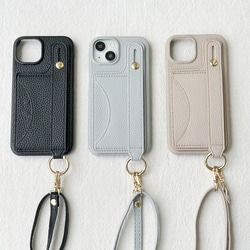 スマホショルダー iPhoneケース バンド付き リング付 Galaxy s26