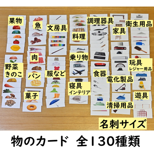 お店屋さんあそびセット 【名刺サイズ】 モンテッソーリにも