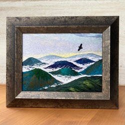 額入り壁掛け 水彩画 旭秋作　海岸 1151 額入り壁掛け 水彩画 旭秋作 海岸 1151