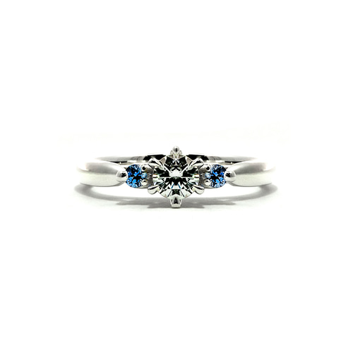 【大粒6.65ct】天然モルガナイト×モアサナイト K10PGリング5号 K10PG モアサナイト リング 大粒6.65ct】天然モルガナイト