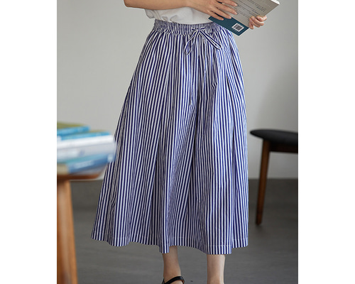 2024SSコムコム　ストライプスカート 2024SSコムコム ストライプスカート - メルカリ