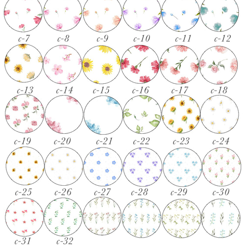 丸型フォトキーホルダー/手形足形/追加オプションあり