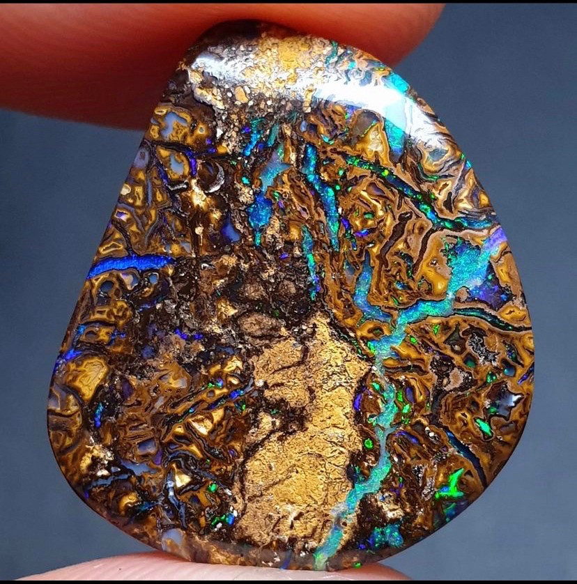 天然石　ボルダーオパール　ルース　③ ボルダーオパール ルース 天然石 10月 誕生石 14.86ct