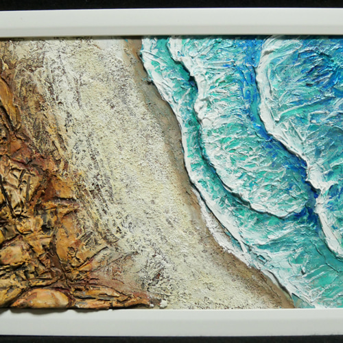 油絵 絵画 【岩場の砂浜】 hqdefault.jpg